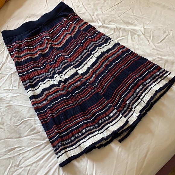 Norse Projects Juno Pleated Stripe Skirt - Picture 8 of 11